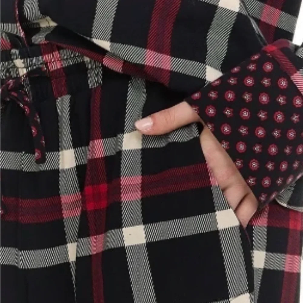 ❤️Vera Bradley Black and Red Women’s Pajama Set .100%Cotton ,Size XL NWT - Picture 6 of 7